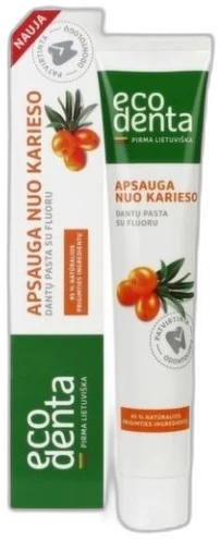 Basic zubná pasta proti kazu s rakytníkovým olejom 75 ml Ecodenta