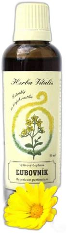 Ľubovník bodkovaný -Tinktúra, kvapky (macerát) Herba Vitalis 50ml