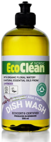 Eco Clean prostriedok na umývanie riadu – Levanduľa – 500 ml