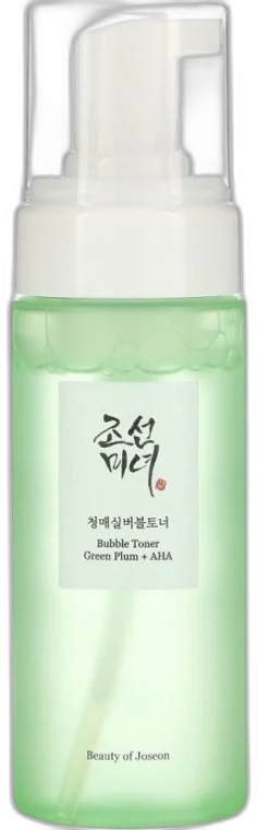 BEAUTY OF JOSEON BUBBLE TONER: GREEN PLUM + AHA 150ML