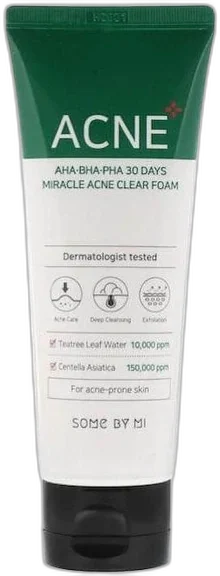 Some By Mi AHA, BHA,PHA 30 Days Miracle Acne Clear Foam 100ml