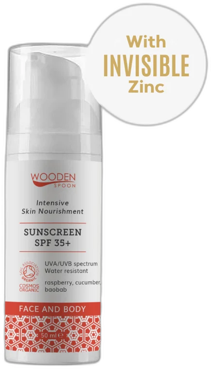 Opaľovacie mlieko na tvár a telo SPF 35+ 100 ml Wooden Spoon