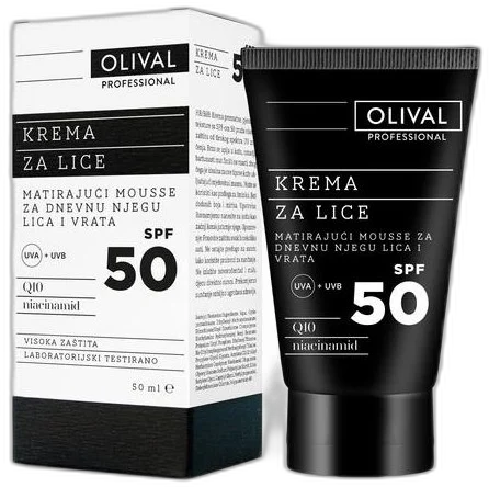KRÉM NA TVÁR SPF 50 PROFESSIONAL Olival