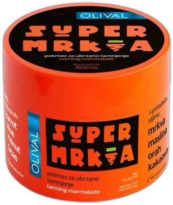 SUPER MRKVA – marmeláda na opaľovanie Olival