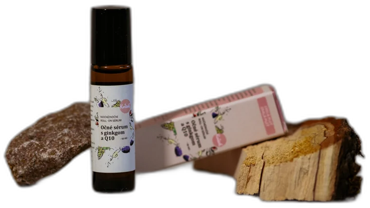 Očné Sérum s Ginkgom a Q10 – Nočné 10 ml Kvitok