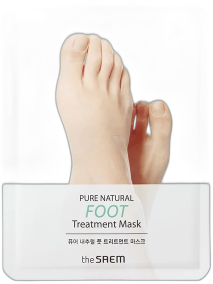 THE SAEM Prírodná maska na nohy Pure Natural Foot Treatment Mask (16 g)