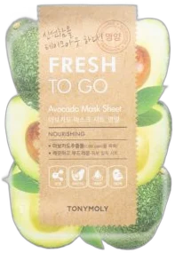 TONY MOLY Тextílna maska na tvár z avokádového extraktu Fresh To Go Avocado Mask Sheet 25 g / 1 ks