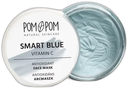 SMART BLUE ANTIOXIDAČNÁ PLEŤOVÁ MASKA S VITAMÍNOM C POM-POM