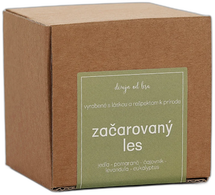Sviečka Začarovaný les 100g Dizajn od lesa