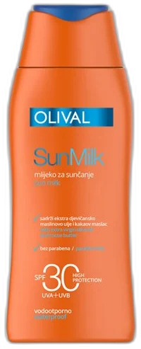 SUN MILK mlieko na opaľovanie s OF 30 – 200ml – OLIVAL