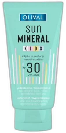 OLIVAL SUN MINERAL KIDS mlieko na opaľovanie s OF 30 – 150 ml