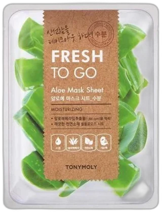 TONY MOLY Fresh To Go Aloe Mask Sheet 20g/1ks