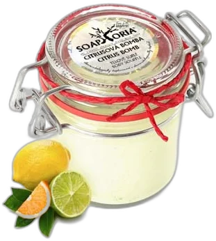 Citrusová bomba – XXL organické telové suflé 255 ml Soaphoria