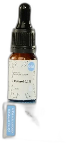 Nočné pleťové sérum – Retinol 0,1 % 10 ml Kvitok