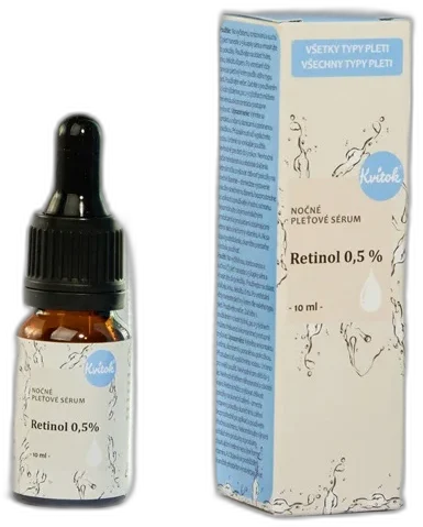Nočné pleťové sérum – Retinol 0,5 % 10 ml Kvitok