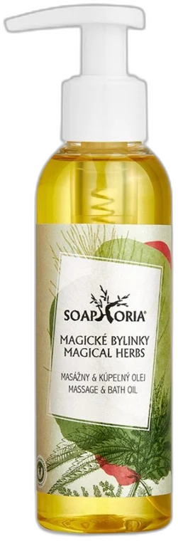 MAGICKÉ BYLINKY – ORGANICKÝ MASÁŽNY OLEJ Soaphoria
