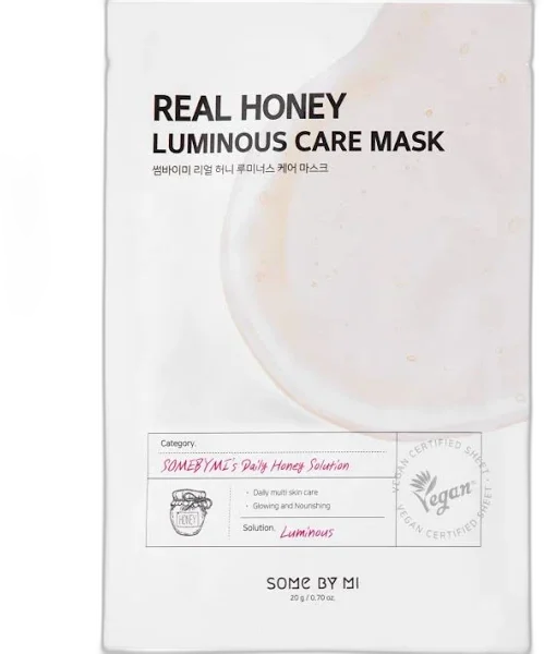 SOME BY MI Látková maska na tvár Real Honey Luminous Care Mask (20 g / 1 ks)