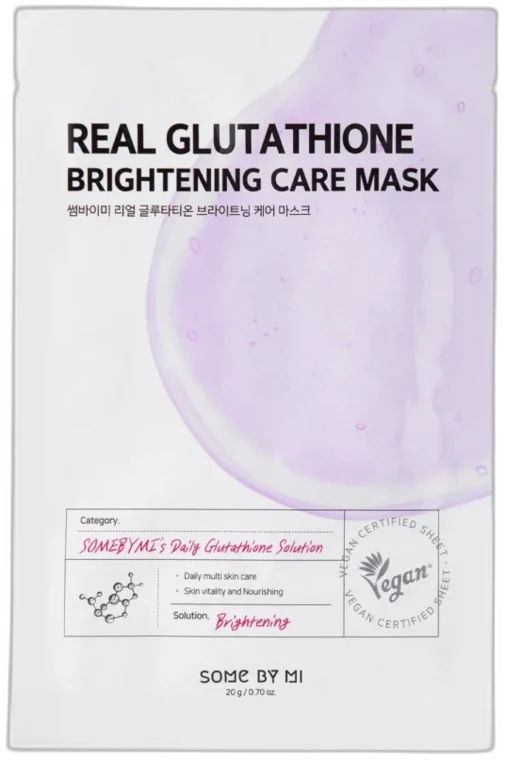 SOME BY MI Látková maska na tvár Real Glutathione Brightening Care Mask (20 g / 1 ks)