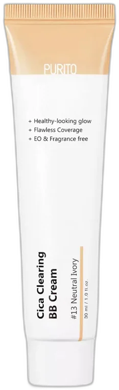 PURITO Cica Clearing BB Cream 30 ml, Neutral Ivory No.21