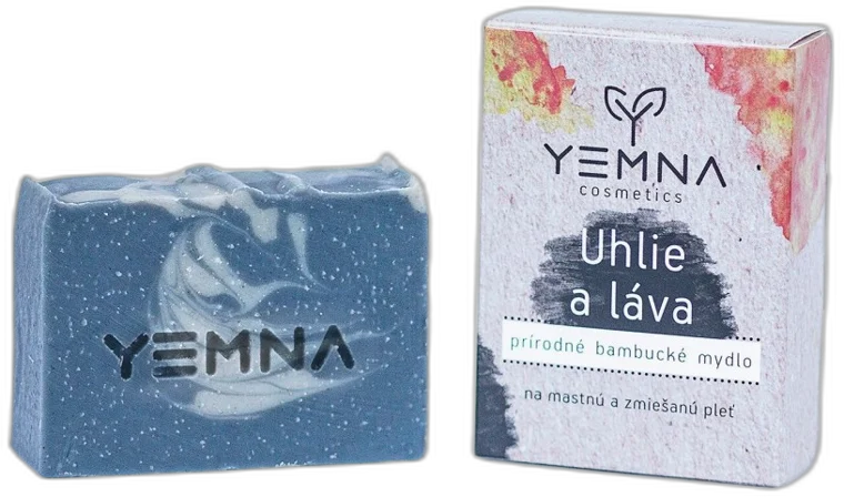 Uhlie a marocká láva – prírodné mydlo Yemna