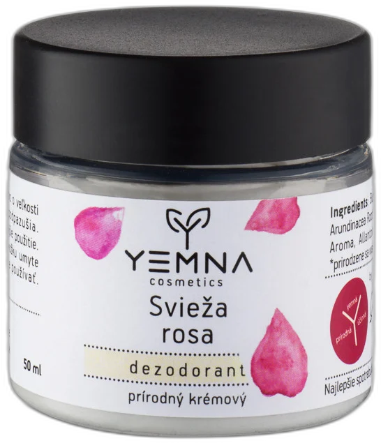 Svieža rosa-krémový dezodorant Yemna