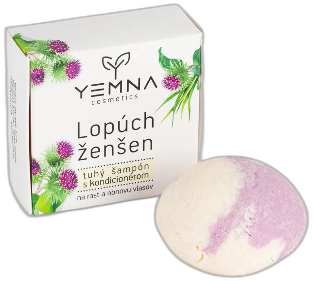 Lopúch- ženšen 60g šampón s kondicionérom Yemna