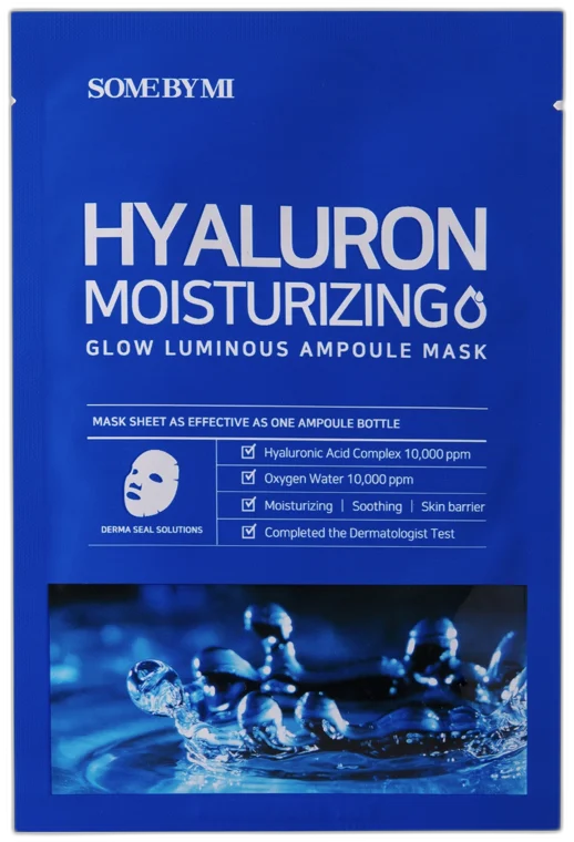 SOME BY MI Hyaluron Moisturizing Glow Luminous Ampoule Mask