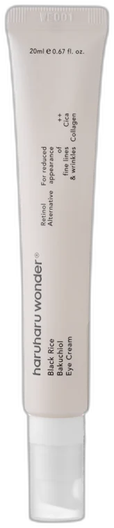HARUHARU WONDER Dvojúčelový očný krém Black Rice Bakuchiol Eye Cream