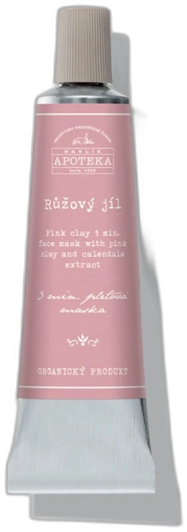 Pleťová maska Ružový jíl 30 ml Havlíkova Apotéka