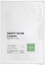 Village 11 Factory Látková pleťová maska ​​s výťažkom z čajovníka Active Clean Sheet Mask Tea Tree