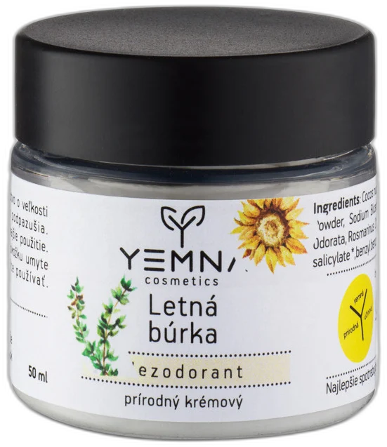 Letná búrka-krémový dezodorant Yemna