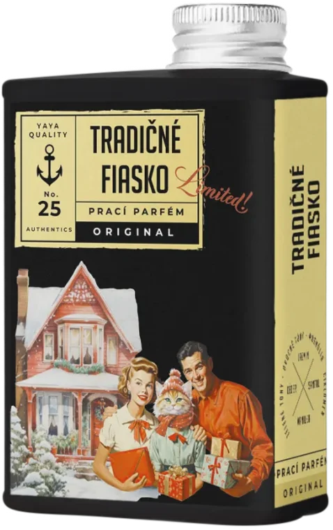 Tradičné fiasko – sviatočný limitovaný eko prací parfém Soaphoria