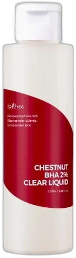 Isntree Chestnut BHA 2% Clear Liquid – Exfoliačný Toner s 2% Kyselinou Salicylovou 100 ml