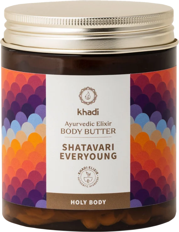 SHATAVARI EVERYOUNG – VEČNÁ MLADOSŤ elixírové telové maslo Khadi