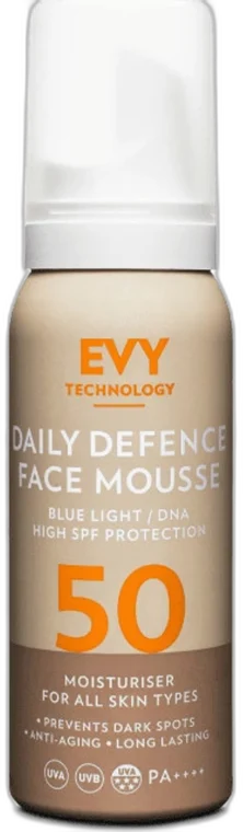 EVY Technology – Daily Defence Face Mousse SPF 50 (75ml)