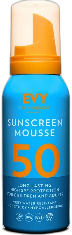 EVY Technology – Sunscreen Mousse SPF 50 (100ml)