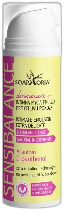 Dermacare+ SENSIBALANCE Intímna mycia emulzia pre citlivú pokožku Soaphoria