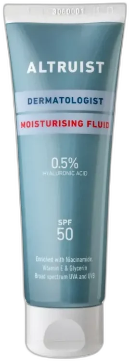 ALTRUIST – Moisturising fluid SPF50 – Ochranný a hydratačný fluid na tvár 50 ml