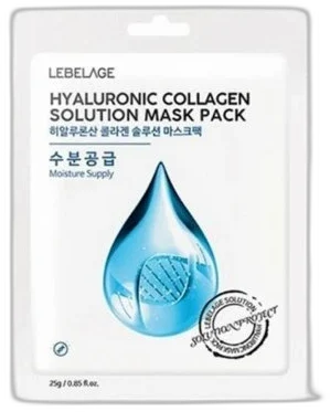 Lebelage Hydratačná textilná maska na tvár ​​s kolagénom a kyselinou hyalurónovou Hyaluronic Collagen Solution Mask