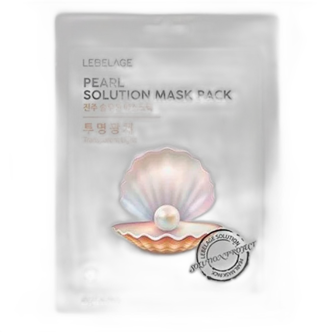 Lebelage Hydratačná textílna maska na tvár s výťažkom z perál Pearl Solution Mask