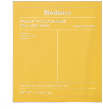 Biodance Maska s niacinamidom Radiant Vita Niacinamide Real Deep Mask