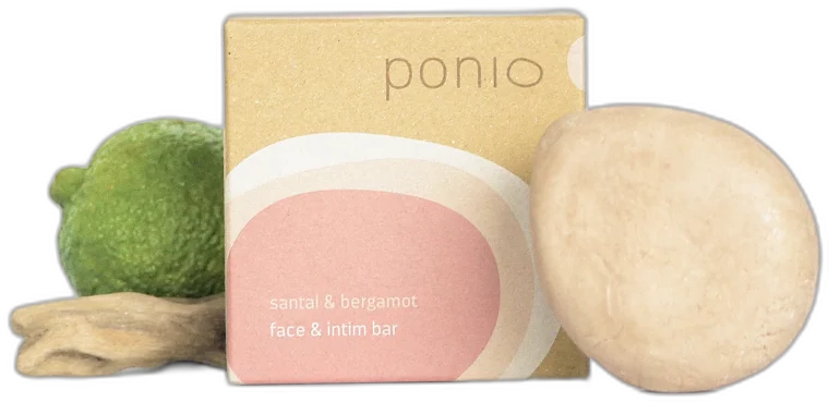 Face & intim bar – santal & bergamot Ponio