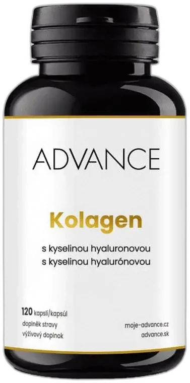 ADVANCE Kolagen 120 kapsúl – prémiový kolagén + kyselina hyalurónová