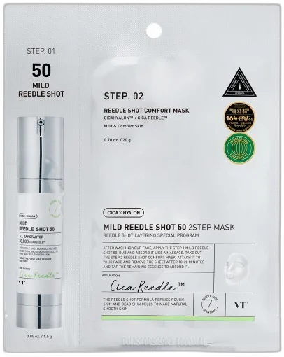VT Cosmetics Vt Reedle Shot 50 2-step Mask