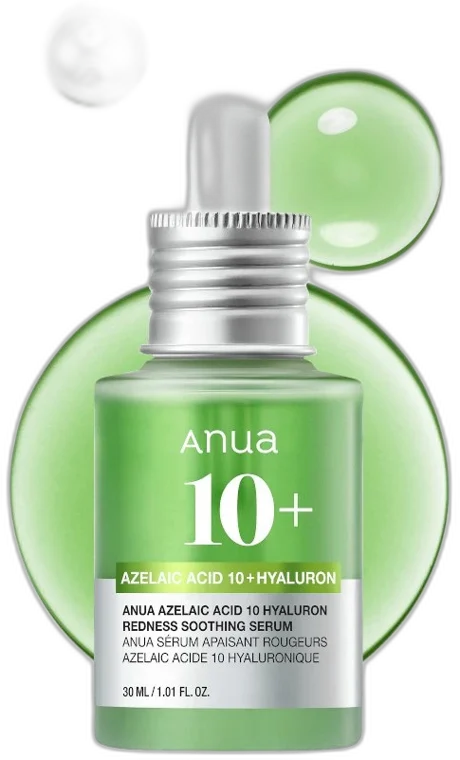ANUA Upokojujúce sérum s kyselinou azelaovou a hyalurónovou – Azelaic Acid 10 Hyaluron Redness Soothing Serum – 30ml