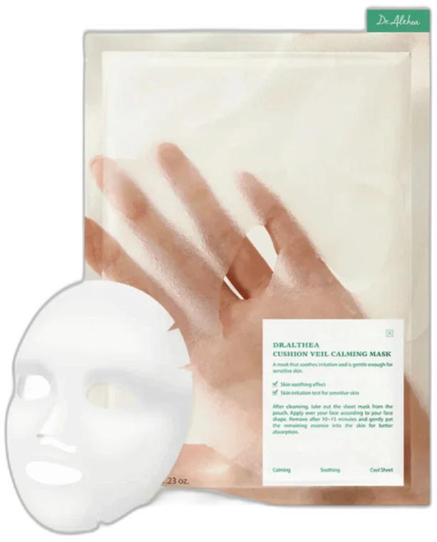 DR. ALTHEA – Cushion Veil Calming Mask – Upokojujúca maska s pupočníkom ázijským a brezovou šťavou 35g