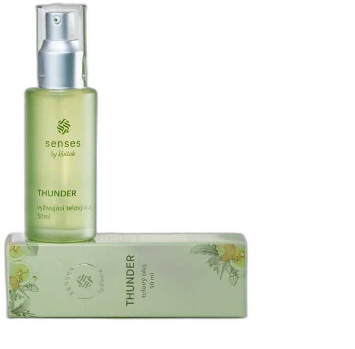 Vyživujúci telový olej SENSES – Thunder 50 ml  Kvitok
