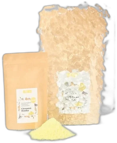 Magická pena do kúpeľa v prášku – Citrusová bomba 60 g Kvitok