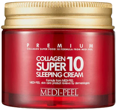 Medipeel Omladzujúci kolagénový nočný krém na tvár Collagen Super10 Sleeping Cream