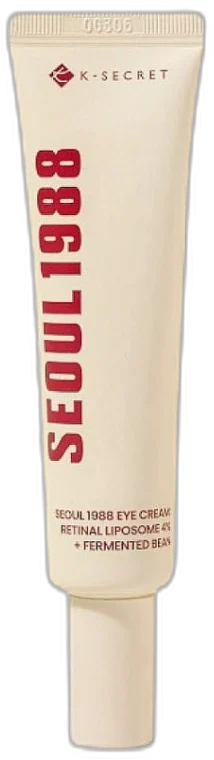 KSECRET – SEOUL 1988 Eye Cream : Retinal Liposome 2% + Fermented Bean – Omladzujúci očný krém s retinálnym lipozómom 30ml